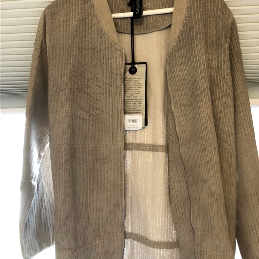 Giorgio Brato Women’s Leather Zip up Jacket